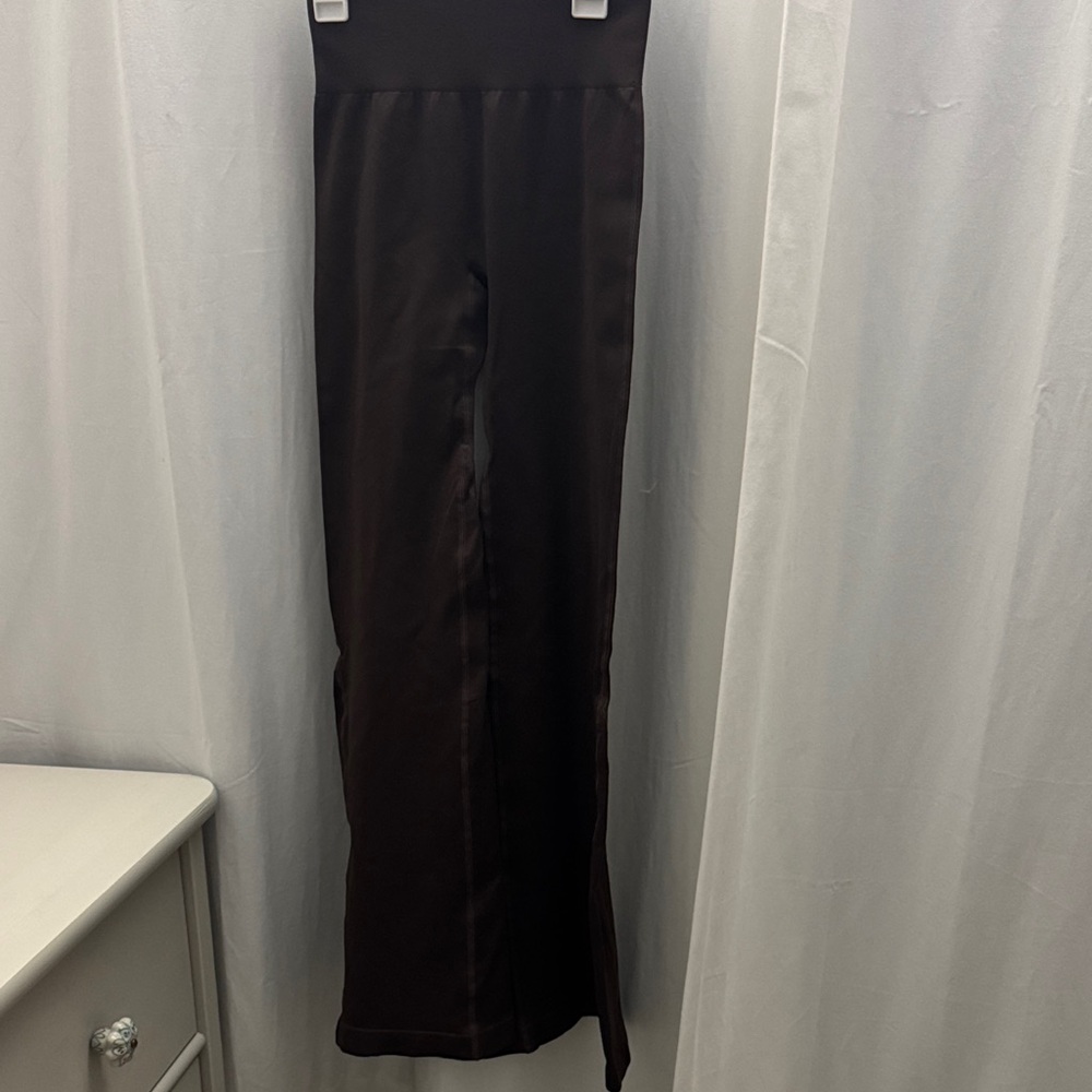 Brown High-Waisted yoga y2k pants